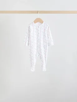 Best Next Blanc/Rose - Combinaison de nuit pour bébé (0-2ans)