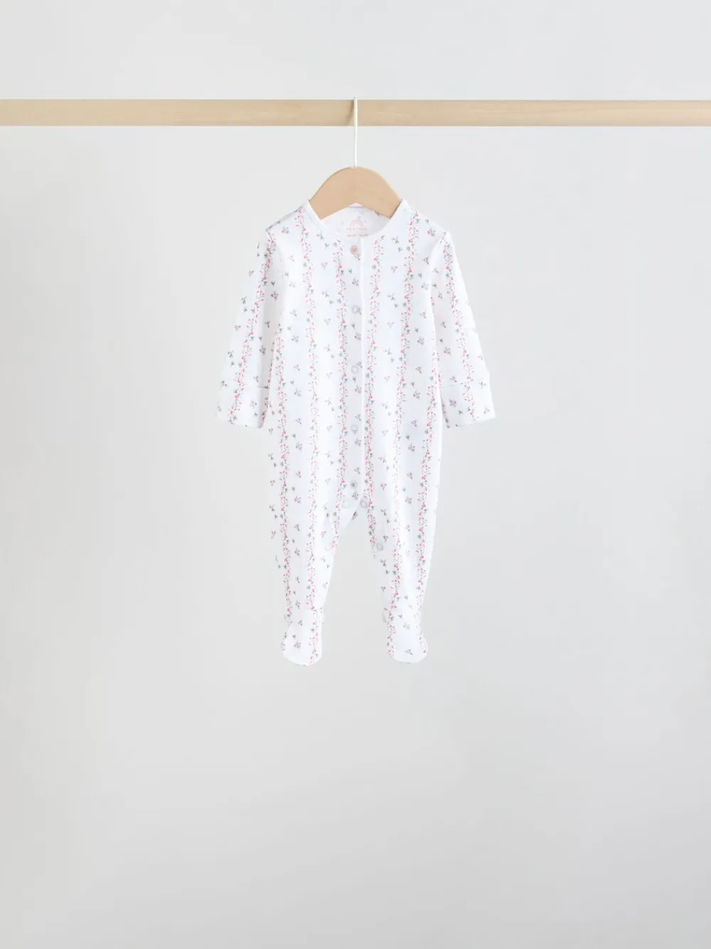 Best Next Blanc/Rose - Combinaison de nuit pour bébé (0-2ans)