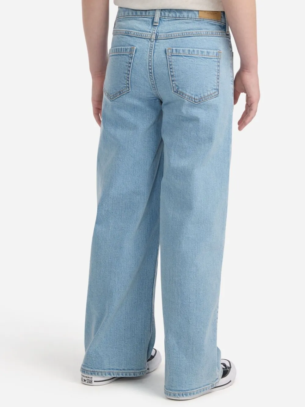 Abercrombie & Fitch Bleu - Jean large taille haute| Jean
