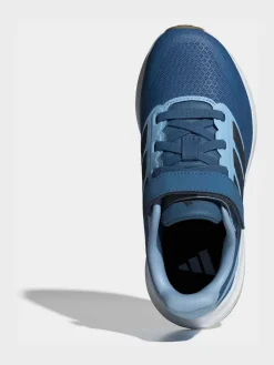 Hot adidas - Baskets de course Runfalcon 5 à lacets élastiques pour enfant Bleu