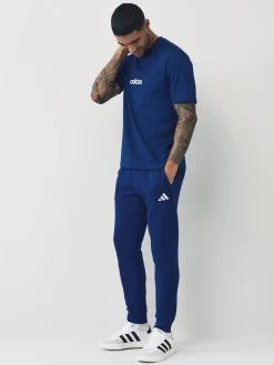 adidas Bleu - Jogging en polaire Essentiel Feelcozy|Homme Joggings