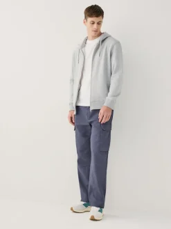 Best Next Bleu - Ajustement droit - Pantalon cargo stretch en coton
