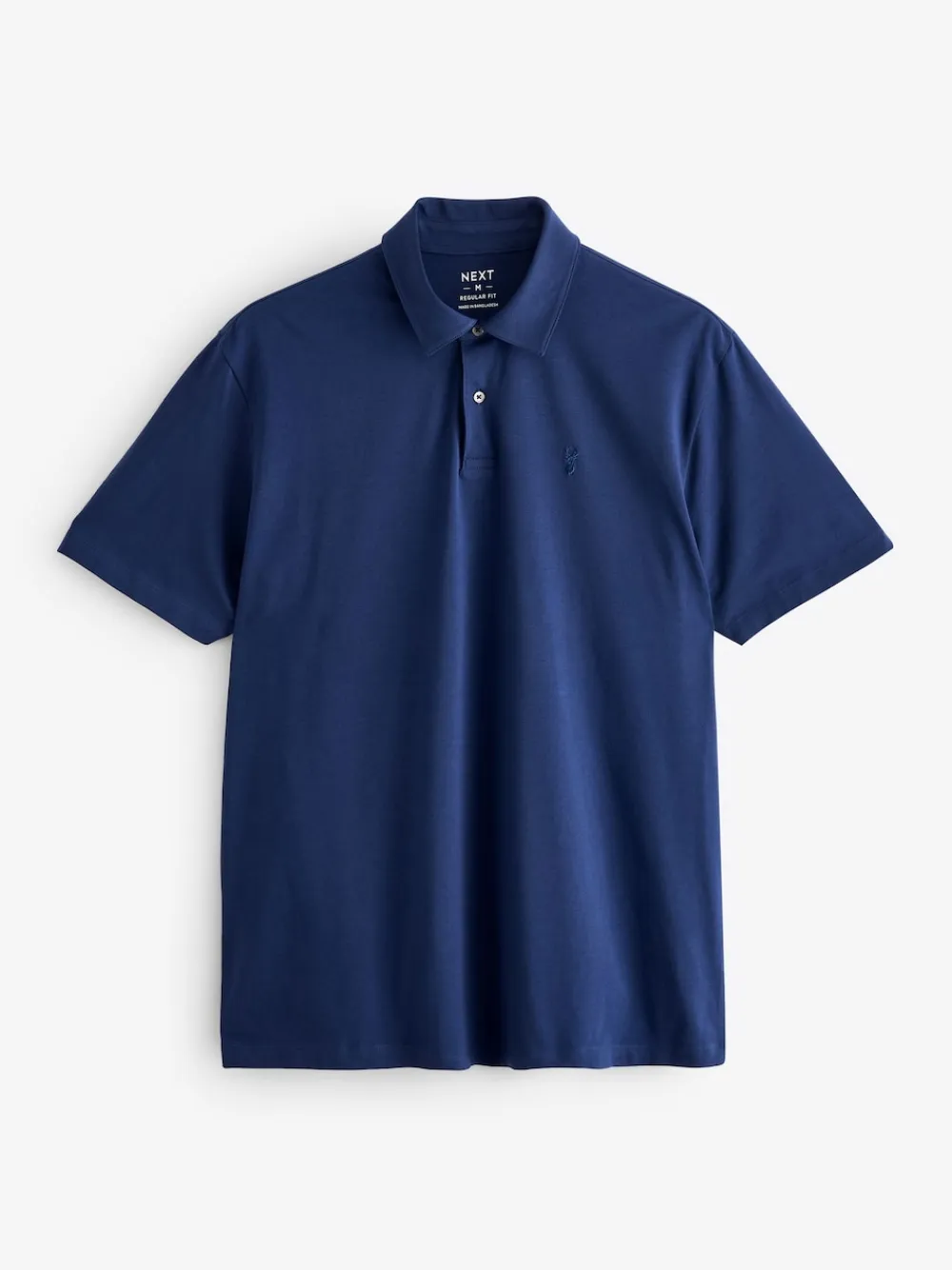 Next - Ajustement régulier - Polo en jersey Manches courtes 5 Pack Bleu
