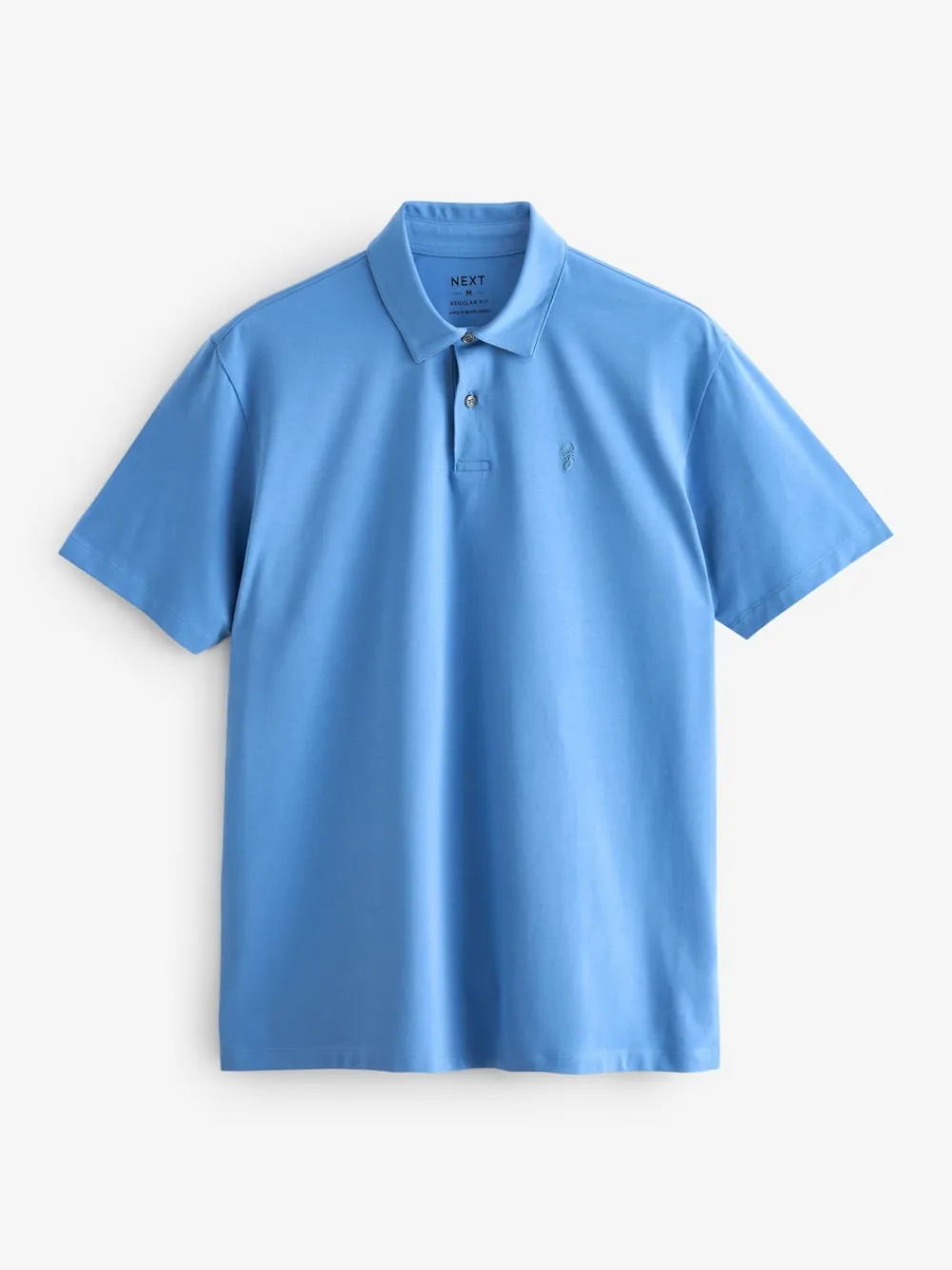 Next - Ajustement régulier - Polo en jersey Manches courtes 5 Pack Bleu