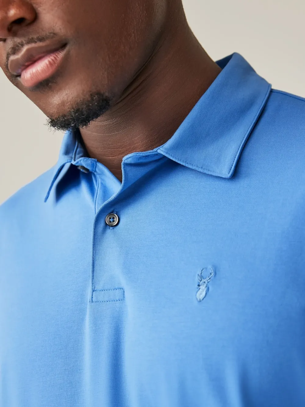 Next - Ajustement régulier - Polo en jersey Manches courtes 5 Pack Bleu