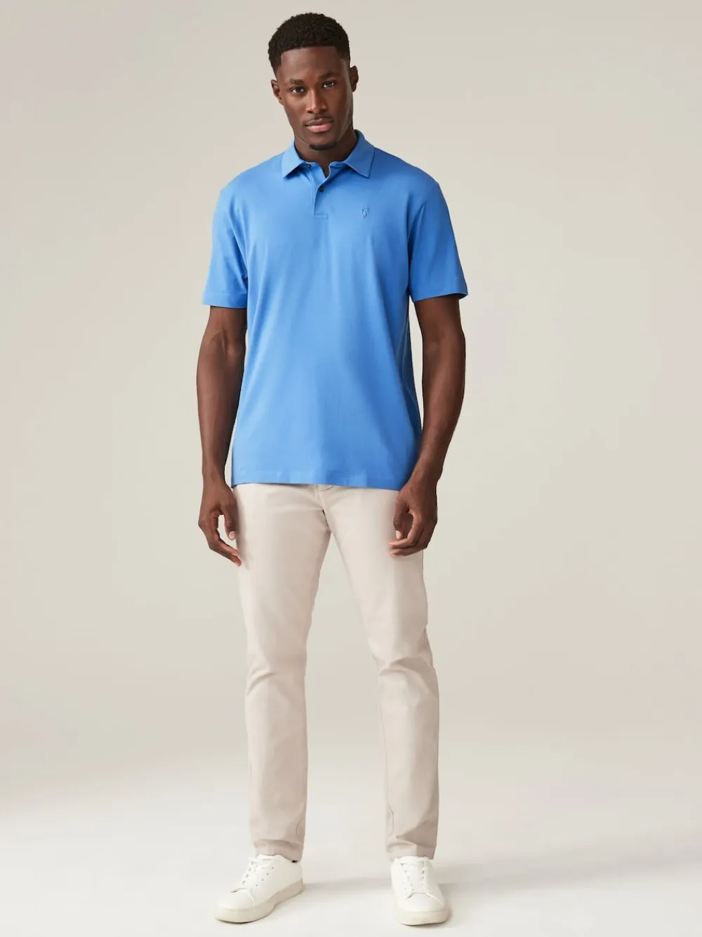 Next - Ajustement régulier - Polo en jersey Manches courtes 5 Pack Bleu