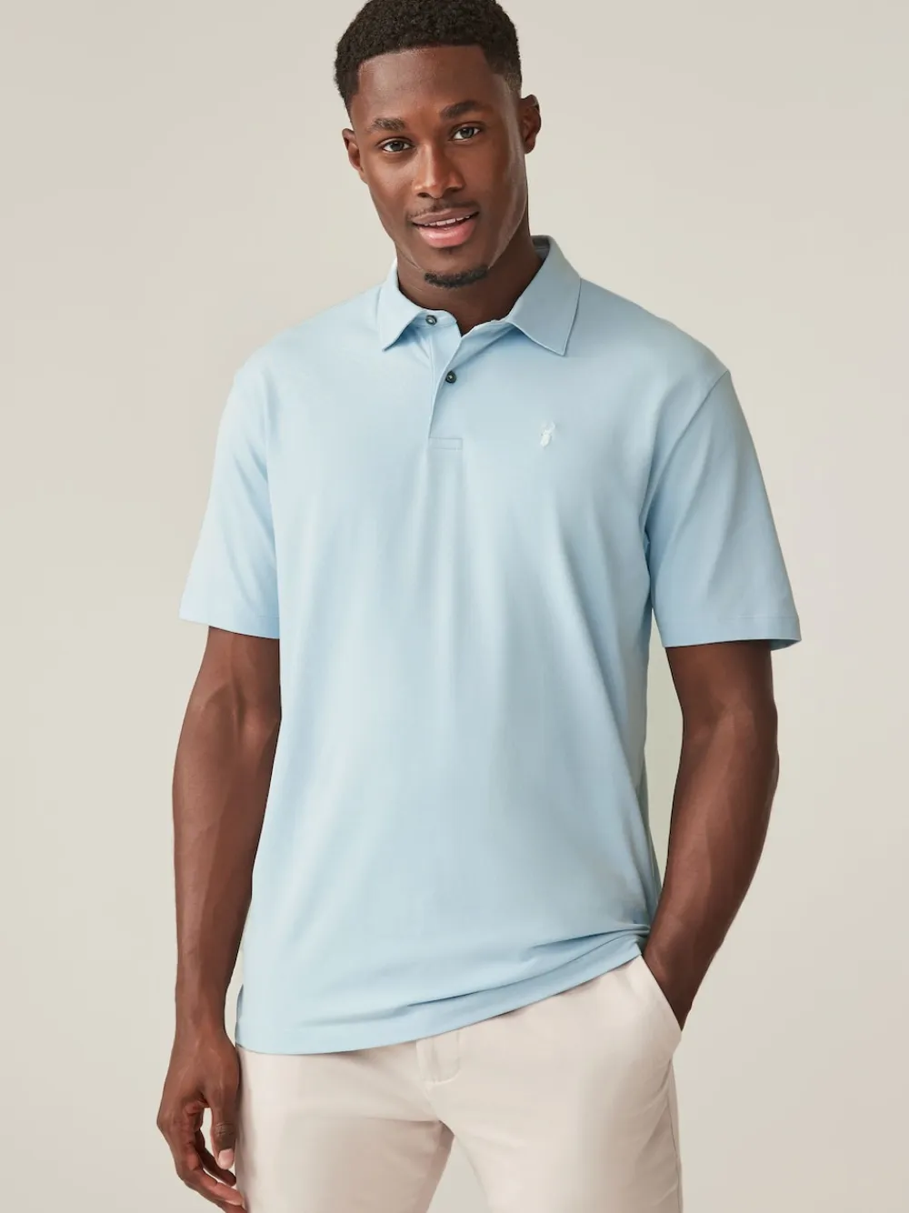 Next - Ajustement régulier - Polo en jersey Manches courtes 5 Pack Bleu