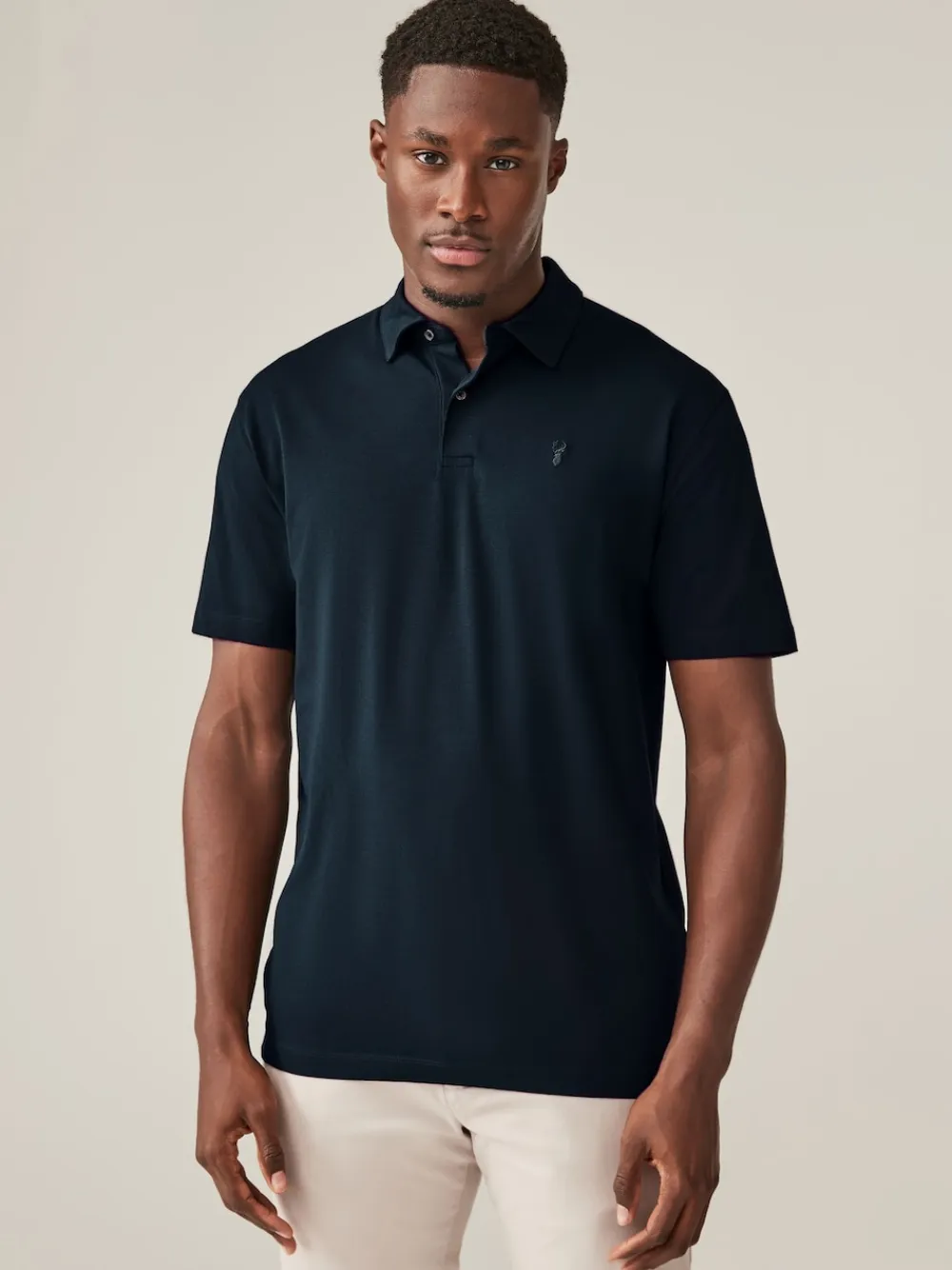 Next - Ajustement régulier - Polo en jersey Manches courtes 5 Pack Bleu