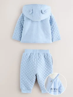 Baker by Ted Baker Bleu - ensemble 3 pièces t-shirt et pantalon matelassé| Manteaux Et Vestes|Pantalons Et Chinos