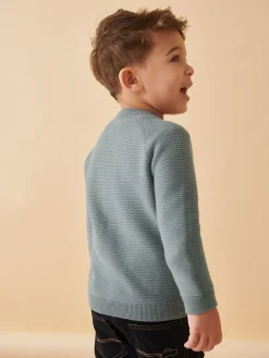 New Next - Cardigan zippé (3mths-7yrs) Bleu