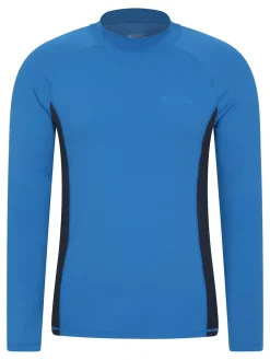 Hot Mountain Warehouse Bleu - Combinaison de surf pour hommes à manches longues