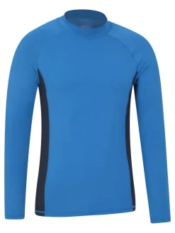 Hot Mountain Warehouse Bleu - Combinaison de surf pour hommes à manches longues