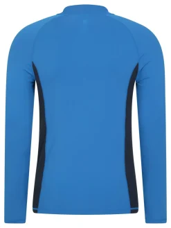 Hot Mountain Warehouse Bleu - Combinaison de surf pour hommes à manches longues