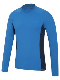 Hot Mountain Warehouse Bleu - Combinaison de surf pour hommes à manches longues