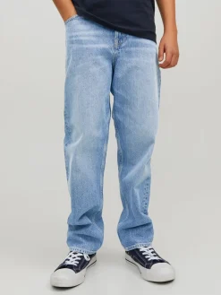 Clearance JACK & JONES JUNIOR Bleu - Jean Chris coupe décontractée noir