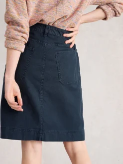 White Stuff Bleu - Jupe Tia Chinos|Femme Jupes