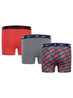 Best Nike Bleu - Lot de 3 boxers extensibles en coton Imprimé E Day
