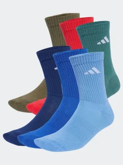 Sale adidas - Lot de 6 paires de chaussettes à logo Bleu