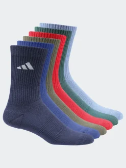Sale adidas - Lot de 6 paires de chaussettes à logo Bleu