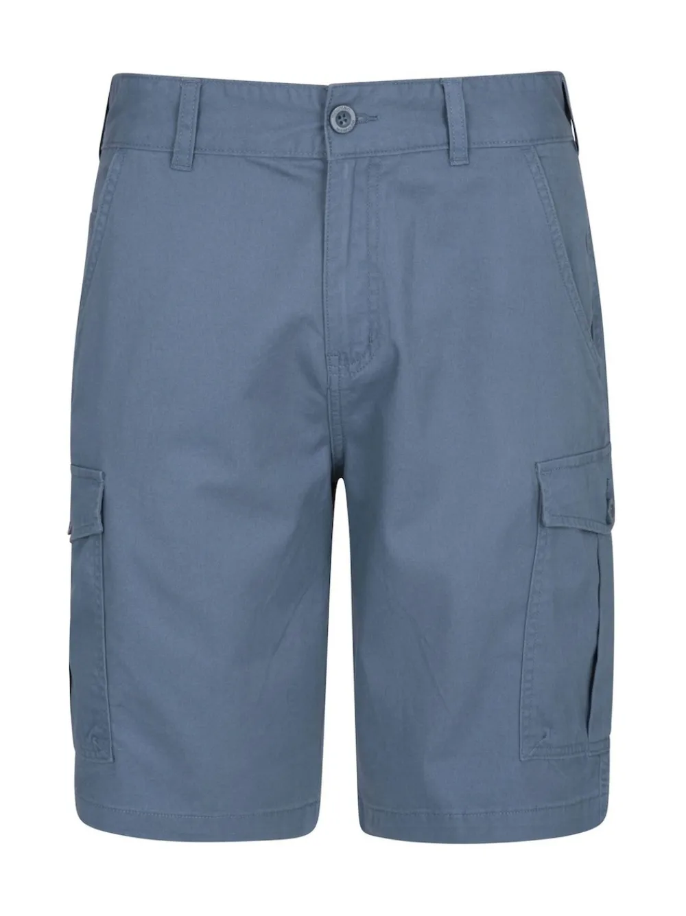 Mountain Warehouse - Mens Lakeside 100% Cotton Cargo Shorts Bleu