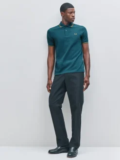 Discount Fred Perry - Polo à double liseré Bleu