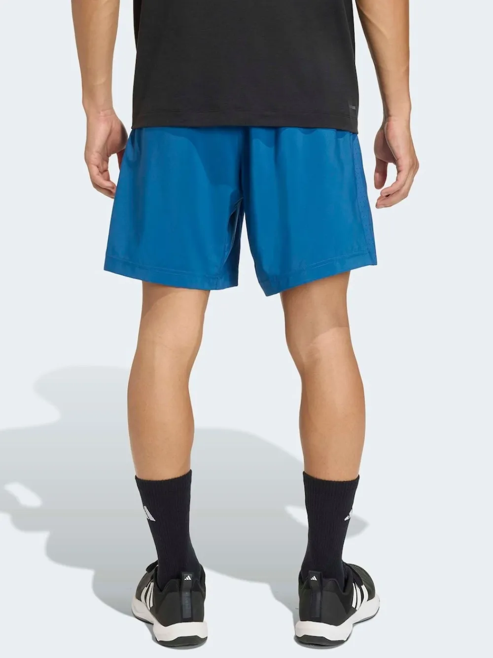 adidas Bleu - Short tissé Workout Essentials Base|Homme Shorts