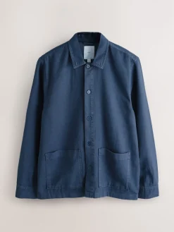 Discount Next Bleu - Veste-chemise à poche à ourlet