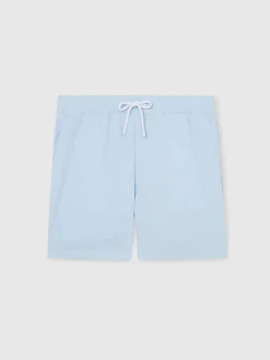 Best Reiss - Cliff Drawstring Shorts de bain Bleu clair