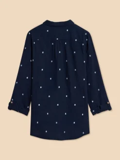 Outlet White Stuff - Chemise Sophie bleu foncé