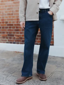 Next - Coupe ample - délavé vintage Denim Jeans|Homme Jean