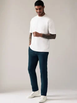 Sale Next - Slim Fit (Slim Fit) - Pantalon chino stretch Bleu foncé