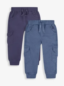 Best Jojo Maman Bébé Bleu indigo & Bleu marine - Lot Cargos % Cotton Survêtement 100 2