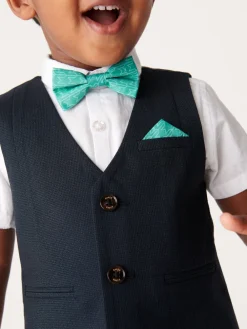 Hot Baker by Ted Baker Bleu marine - Ensemble chemise, gilet et short