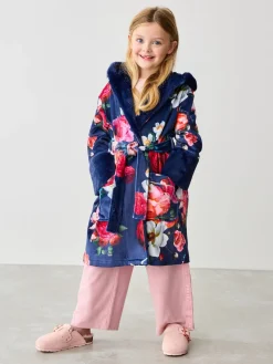Baker by Ted Baker Bleu marine à fleurs - Peignoir| Peignoirs