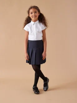 Hot Next - Lot de 2 jupes d’école plissées (3-16ans) Bleu marine