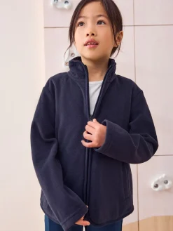 Hot Next Bleu marine - Veste polaire zippée avec poches (3-16ans)