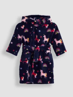 Best Jojo Maman Bébé - Peignoir Bleu marine motif licorne