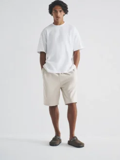Sale The Set Bleu marine/marron - Lot de 3 shorts de survêtement coupe décontractée
