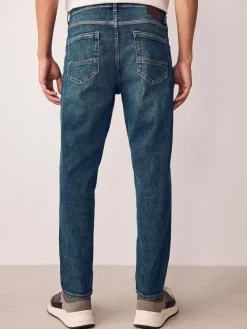 Best Next Bleu millésime - - extensible Denim Jeans Coupe fuselée régulière