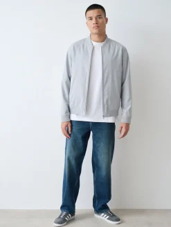 Outlet Next Bleu moyen - - extensible Denim Jeans Coupe ample