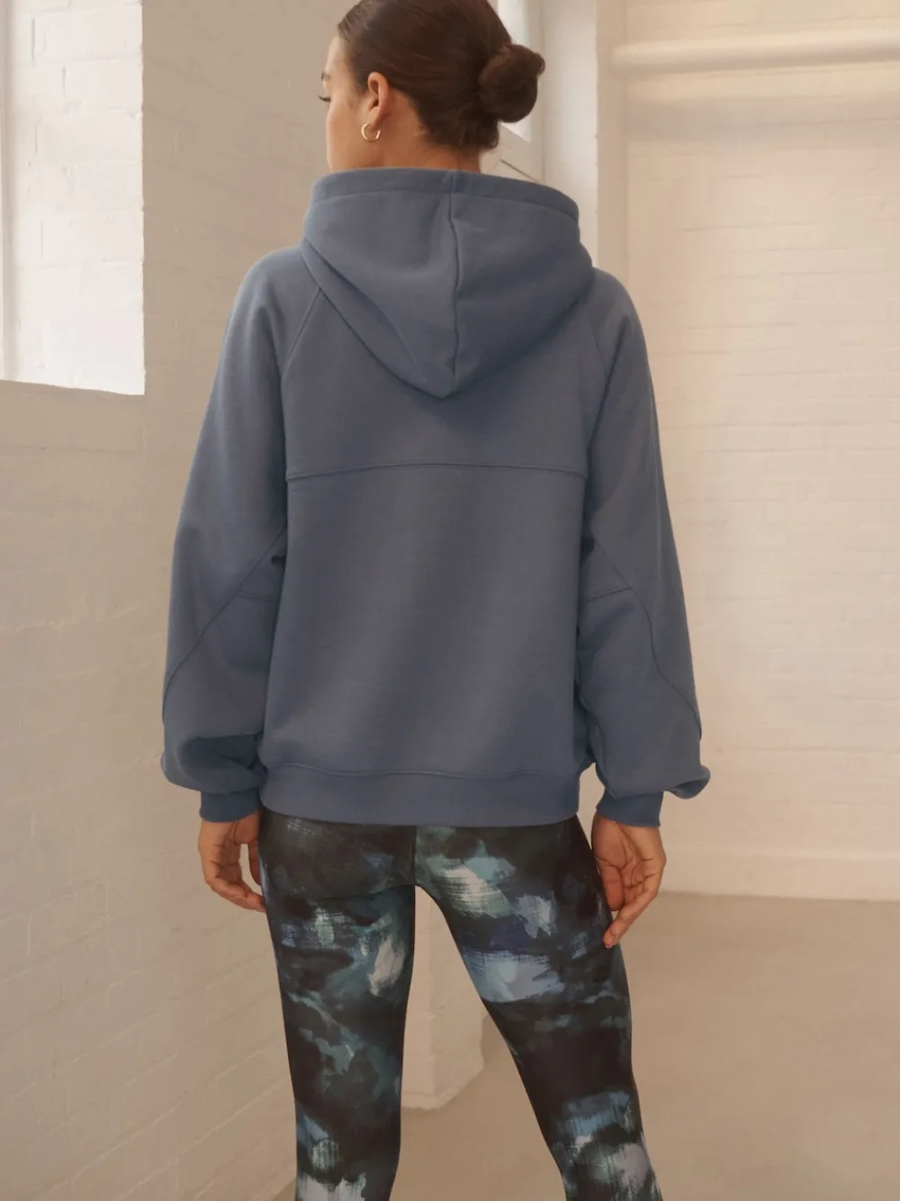 Best Next bleu pâle - Sweat à capuche épais coupe standard décontracté