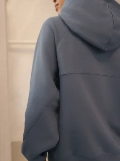 Best Next bleu pâle - Sweat à capuche épais coupe standard décontracté