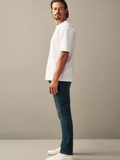Best Next - Slim Fit (Slim Fit) - extensible Denim Jeans Bleu profond
