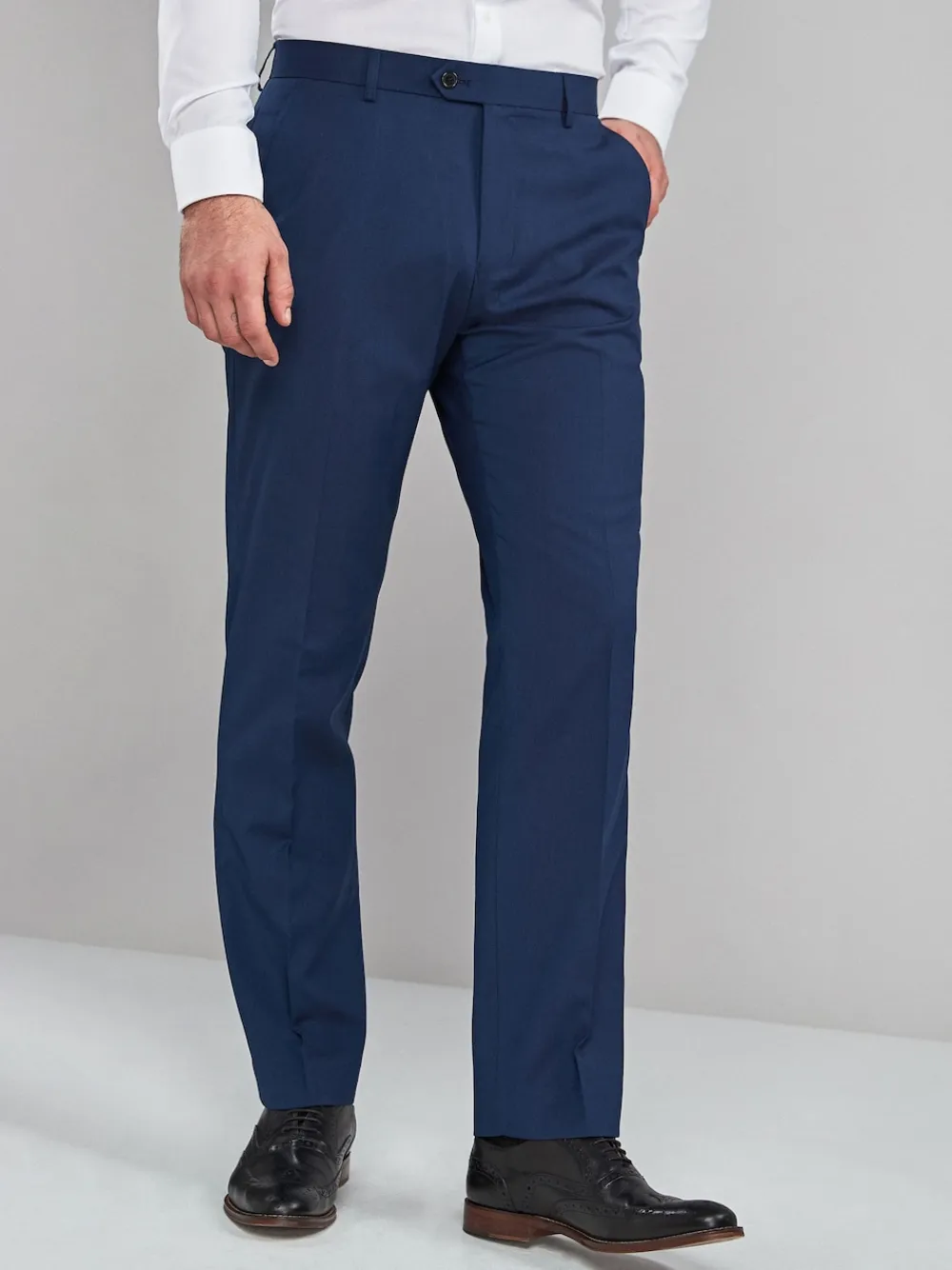 Clearance Next - Ajustement régulier - Pantalon intelligent stretch bleu vif