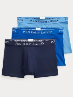 Clearance Polo Ralph Lauren - Lot de boxers en coton extensible 3 Bleu/Marine