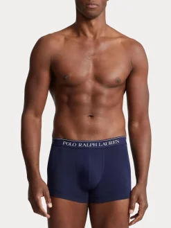 Clearance Polo Ralph Lauren - Lot de boxers en coton extensible 3 Bleu/Marine