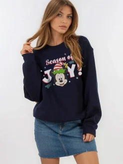 Best Brands In Disney Sweat-shirt de Noël Minnie Mouse Holly Jolly