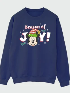 Best Brands In Disney Sweat-shirt de Noël Minnie Mouse Holly Jolly
