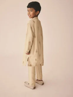 Next Broderie feuille neutre - Eid Kurta (3mths-16yrs)| Kurtas
