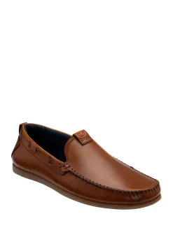 Lotus Brun clair - Chaussures de conduite décontractées à enfiler|Homme Chaussures